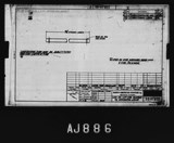 Manufacturer's drawing for North American Aviation B-25 Mitchell Bomber. Drawing number 98-47833