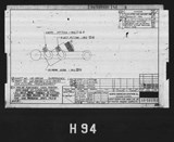 Manufacturer's drawing for North American Aviation B-25 Mitchell Bomber. Drawing number 98-580930