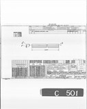 Manufacturer's drawing for Bell Aircraft P-39 Airacobra. Drawing number 33-741-078