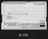 Manufacturer's drawing for North American Aviation B-25 Mitchell Bomber. Drawing number 98-58184