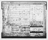Manufacturer's drawing for Boeing Aircraft Corporation B-17 Flying Fortress. Drawing number 41-9838