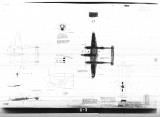 Manufacturer's drawing for Lockheed Corporation P-38 Lightning. Drawing number 194777