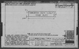 Manufacturer's drawing for North American Aviation B-25 Mitchell Bomber. Drawing number 98-531101