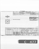 Manufacturer's drawing for Bell Aircraft P-39 Airacobra. Drawing number 33-732-020