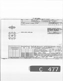Manufacturer's drawing for Bell Aircraft P-39 Airacobra. Drawing number 33-732-020