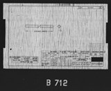 Manufacturer's drawing for North American Aviation B-25 Mitchell Bomber. Drawing number 108-54886