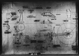 Manufacturer's drawing for North American Aviation B-25 Mitchell Bomber. Drawing number 98-34101