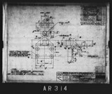 Manufacturer's drawing for North American Aviation B-25 Mitchell Bomber. Drawing number 98-61308