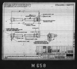 Manufacturer's drawing for North American Aviation B-25 Mitchell Bomber. Drawing number 98-58255