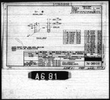 Manufacturer's drawing for North American Aviation AT-6 Texan / Harvard. Drawing number 36-318108