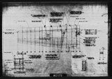 Manufacturer's drawing for North American Aviation B-25 Mitchell Bomber. Drawing number 98-71111