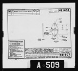 Manufacturer's drawing for Packard Packard Merlin V-1650. Drawing number 621607