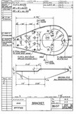Manufacturer's drawing for Vickers Spitfire. Drawing number 35137