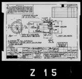 Manufacturer's drawing for Lockheed Corporation P-38 Lightning. Drawing number 204001