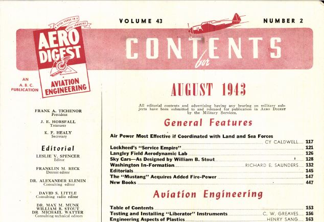 Aero Digest Magazines