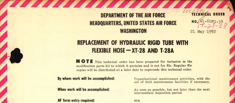 T-28 Short Tech Orders