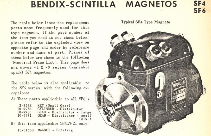 Aircraft Magnetos